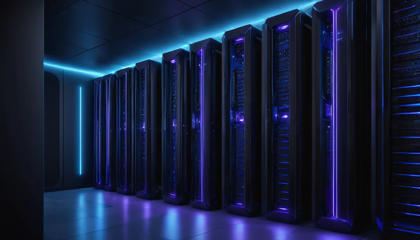 Kurumsal Hosting Platformu için teknoloji konsept görseli